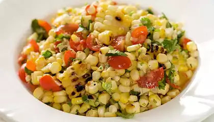 Grilled Corn and Cherry Tomato Salsa