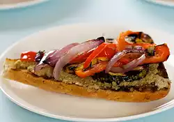 Grilled Vegetable Sandwich with Tapenade