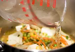 Asian Miso-Sesame Soba Stew with Tatsoi 