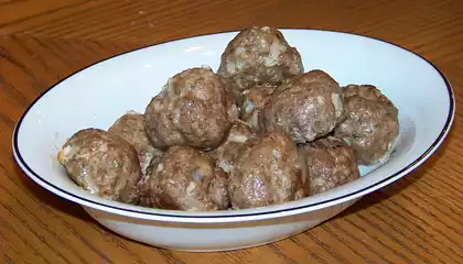 Easy Basic Meatballs