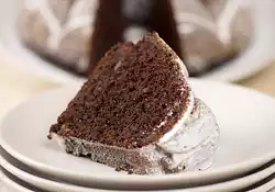 Chocolate Walnut and Flaxseed Bundt Cake