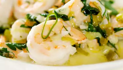 Garlicky Shrimp Scampi