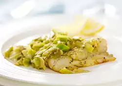 Leek-Smothered Cod