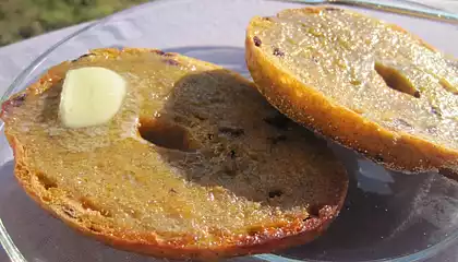 Bread Machine Pumpkin Spice Bagels