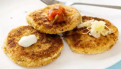 Leftover Mashed Potato Pancakes