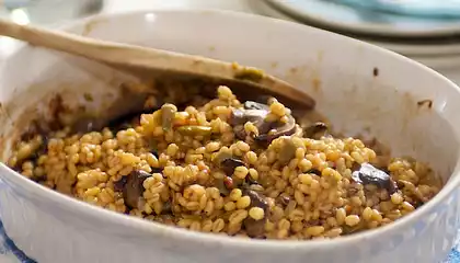 Delicious Barley Mushroom Casserole