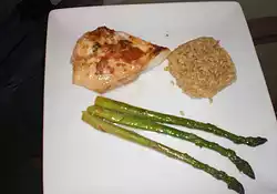 Keir's Orange Roughy Fillet and Baked Garlic Asparagus