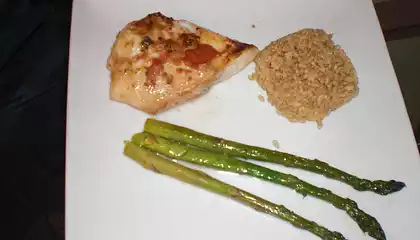 Keir's Orange Roughy Fillet and Baked Garlic Asparagus