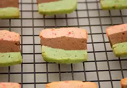 Holiday Spumoni Cookies