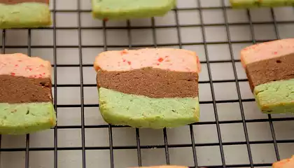 Holiday Spumoni Cookies