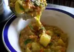 Spicy Yellow Lentil Stew