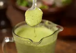 Mixed Greens with Cucumber Chives and Parsley  Vinaigrette 