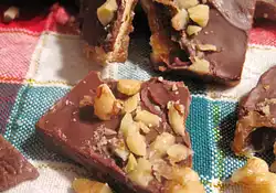 Saltine Candy with Chocolate and Nuts