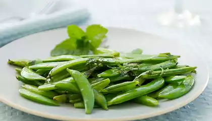 Sugar Snap Peas with Mint