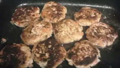 Ground Turkey and Veggie patties