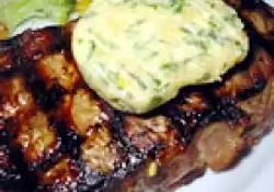Beef Tenderloin with Gorgonzola Nut & Herb Butter
