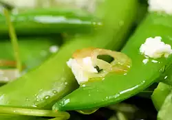 Sugar Snap Watercress Salad with Warm Sesame Dressing