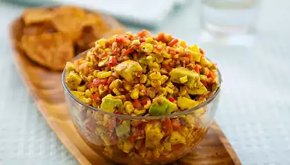 Roasted Corn and Avocado Salsa