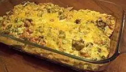 Crockpot Taco Casserole