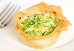 Savory Spring Phyllo Tarts