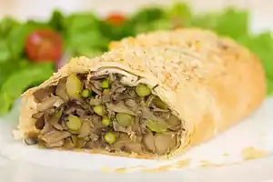 Asparagus and Mushroom Strudel