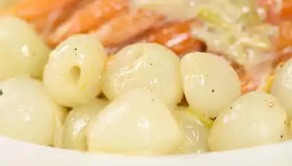 Baby Carrots and Onions in Cream (Irish)