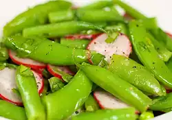 Snap Pea Salad with Radish and Lime