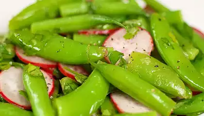 Snap Pea Salad with Radish and Lime