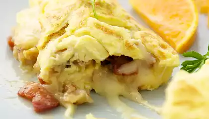 Brie and Bacon Omelet