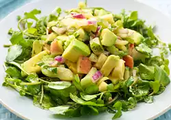 Avocado and Watercress Salad with Soy Dresssing