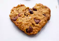 Valentine's Day Chocolate Chip and Peanut Butter Cookies