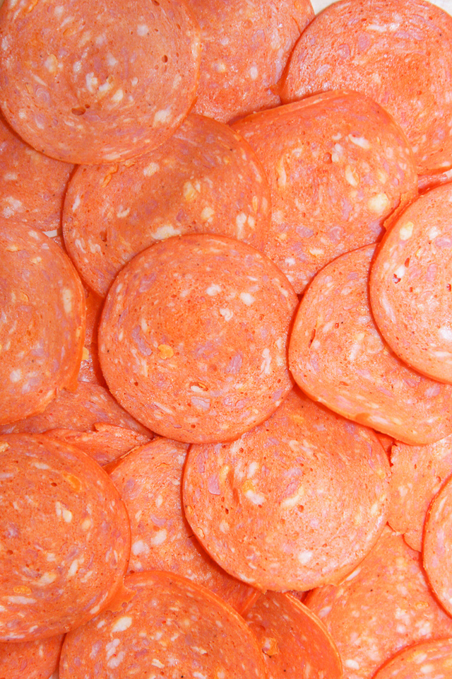 Pepperoni slices