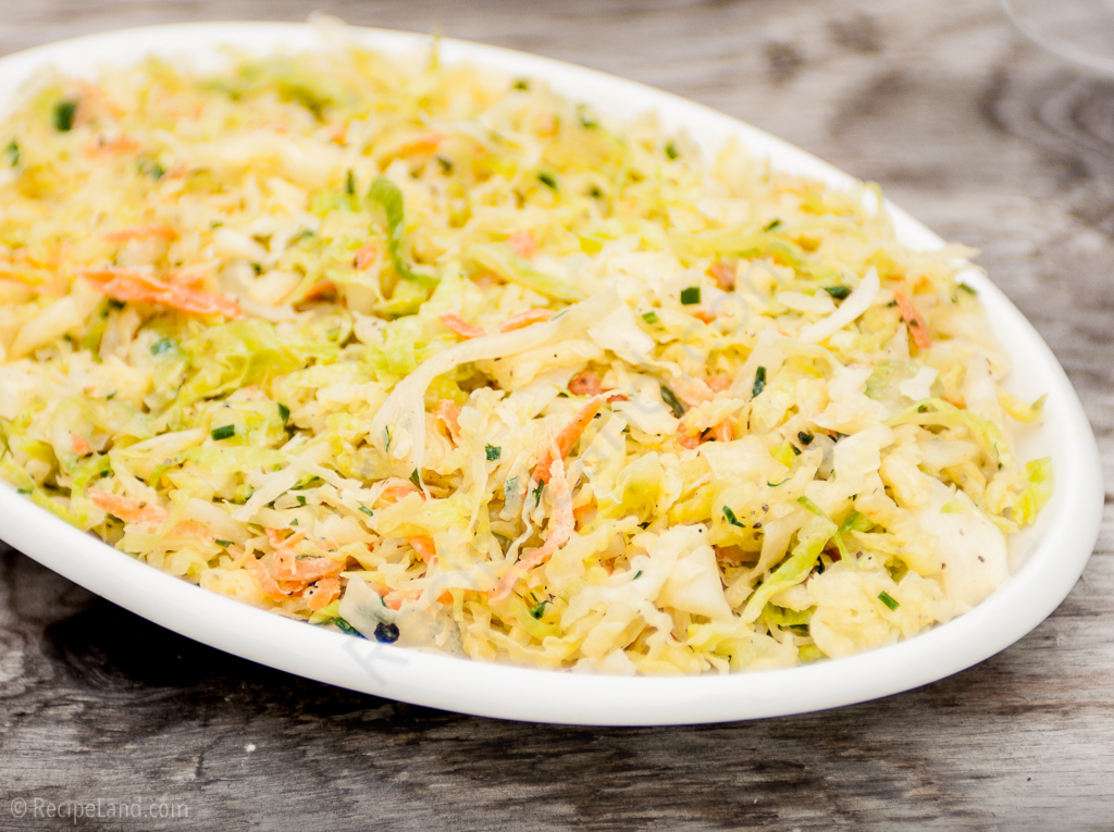 Herbed buttermilk coleslaw