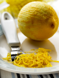 Lemon zest, lemon peel