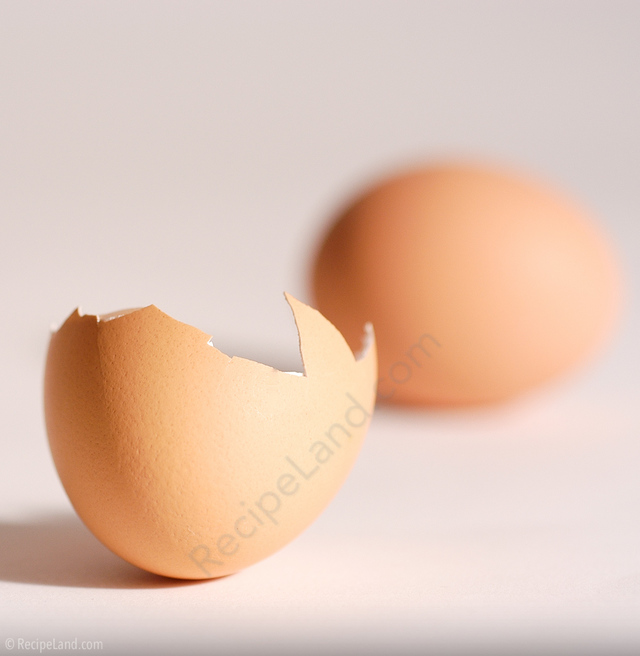 Egg shell and egg