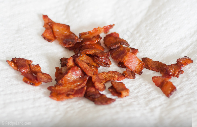 Crispy bacon bits