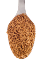 Ground cumin on a spoon