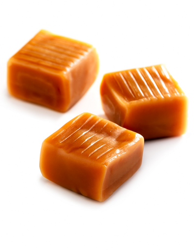caramel candy squares