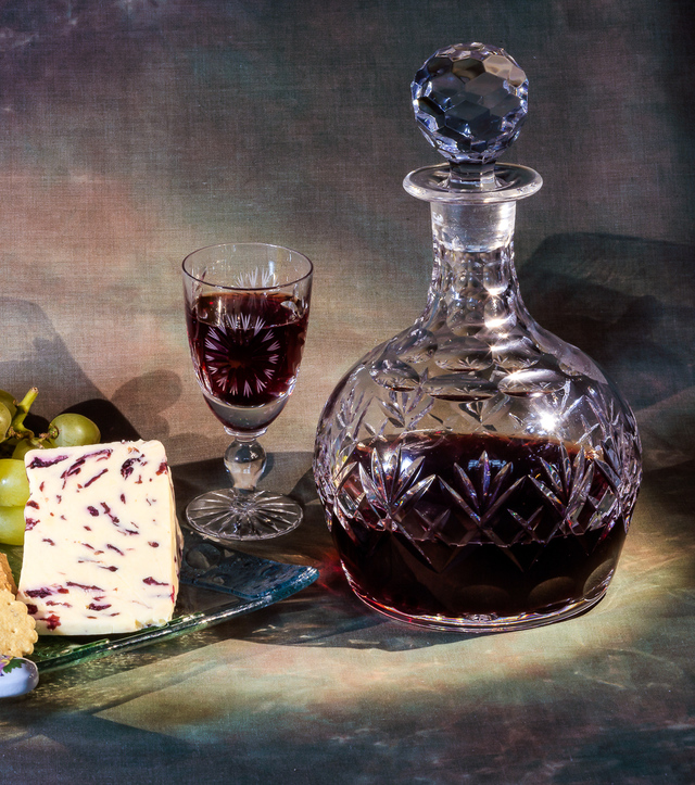 port wine with cheese